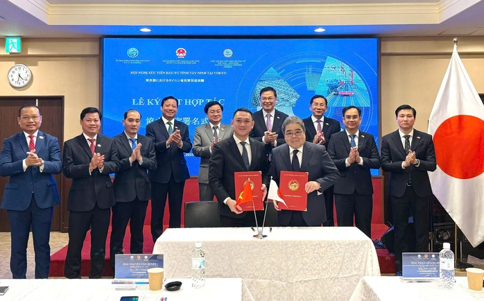 Lễ ký kết hợp tác tại hội nghị xúc tiến đầu tư tỉnh Tây Ninh tại Tokyo - Nhật Bản