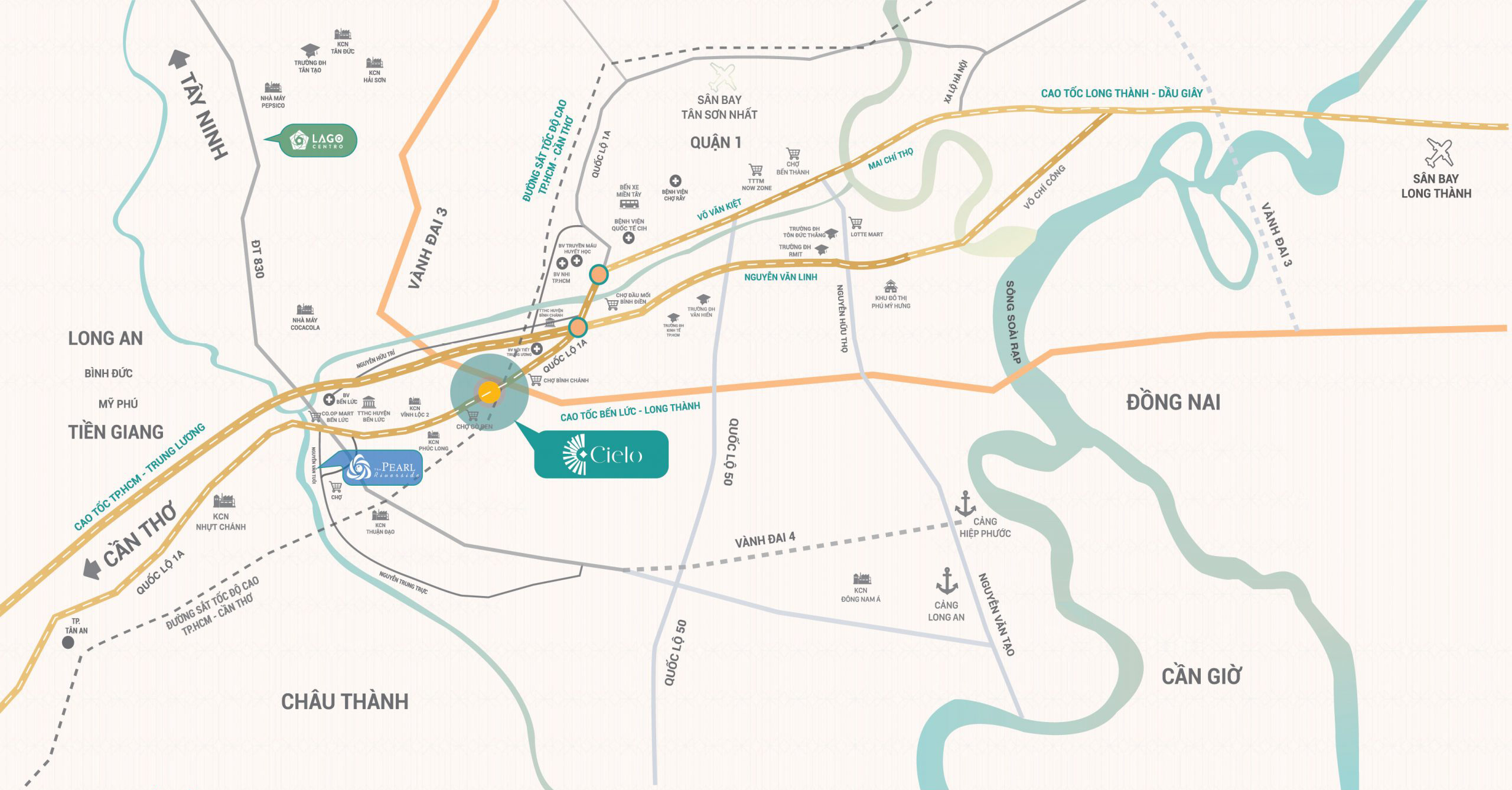 Vị trí CIELO DESTINO CENTRO